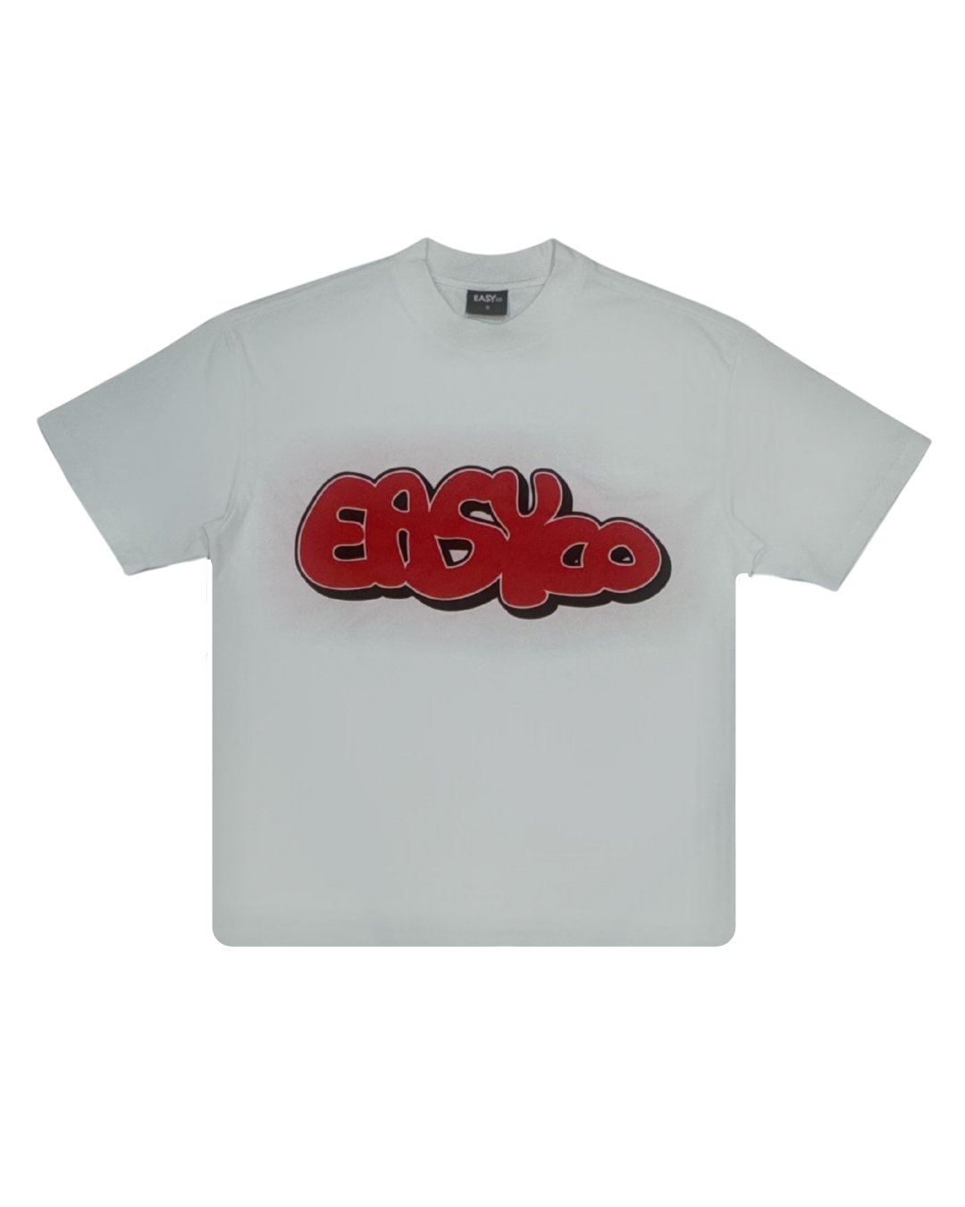 EASYCO Oversize logo tee (White）
