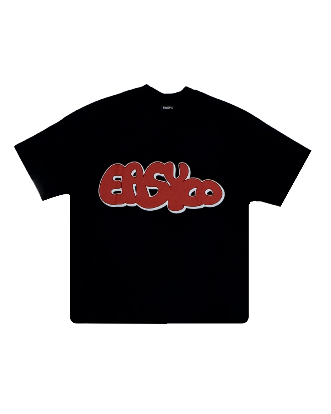 EASYCO Oversize logo tee (Black）
